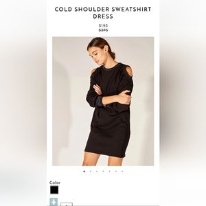 NWOT XS Cynthia Rowley Sweatshirt dress
